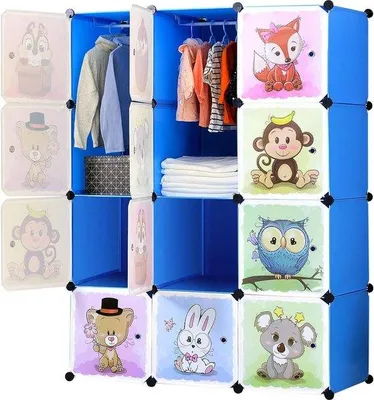 Produktbild von Erweiterbare Kinderkommode, Schrank mit Türen