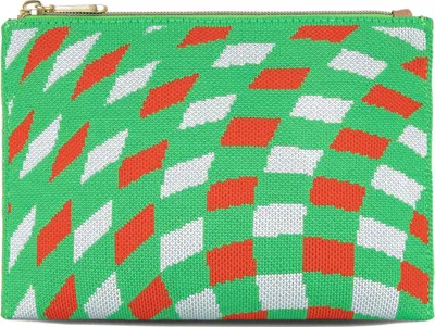 Produktbild von Oilily Utensilientasche Phoebe Pouch Knitwear Jasmine Green mehrfarbig