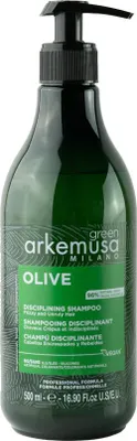 Produktbild von Arkemusa | Shampoo Green Olive - 500 ml - Anti-Frizz - Intensives Pflegeerlebnis - Vegan