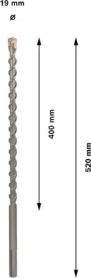 Immagine prodotto di Punta per martello Bosch SDS max-7, 19 x 400 x 520 mm 2608586764