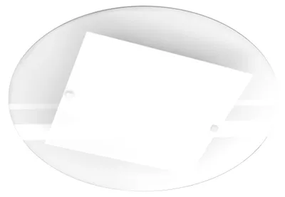 Produktbild von Zeitgenössische Deckenleuchte Runde Metall Weißes Glas 4 Lichter E27 D.75Cm