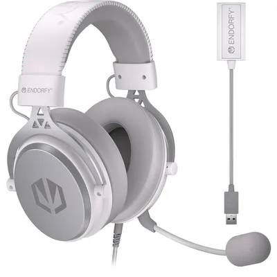 Image de ENDORFY VIRO Plus USB Onyx White Casque filaire Bandeau Musique/Tous les jours Blanc (EY1A005)