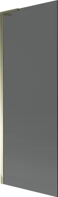 Produktbild von Mexen Next L Badewannenfaltwand 1-flügelig 70 x 150 cm, grafit, gold - 895-070-000-03-40-50