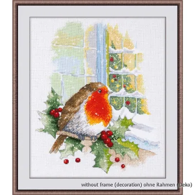 Immagine prodotto di Set per punto croce "Prima di Natale", schema contato, 23x30cm