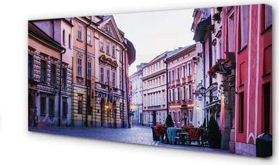 Produktbild von Leinwandbild 100x50 Wandkunst Krakow Old Town