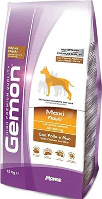 Productafbeelding van Gemon Adult Maxi met kip en rijst - 15 kg