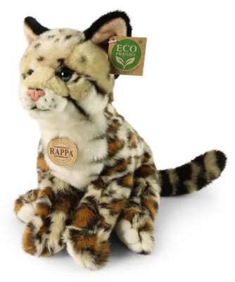 Produktbild von Kuscheltier Ozelot sitzend 27 cm braun/beige Plüschkatze
