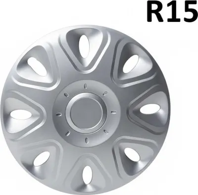 Produktbild von 15" Zoll Radkappe Silber Radzierblende Radblende 100009A0007 RIDEX