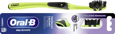 Produktbild von Oral-B Zahnbürste Pro-3D White Aktivkohle 40 mittel zufällige Farbe (1 Stück)