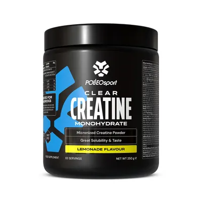 Obrázok produktu pre Polleo Clear Creatine Monohydrate, 250 g - Lemonade
