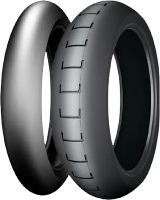Productafbeelding van Michelin Motorradbanden, banden voor auto's, Power Slick 2 (190/55 ZR17 TL (75W), achterband, motorfiets, niet geschikt voor straatgebruik)