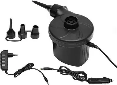 Produktbild von THAR Elektrische Luftpumpe 220V/12V – Mit Aufsätzen – Kompakt & Leistungsstark