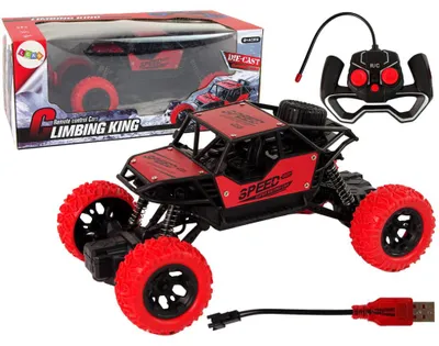 Obrázok produktu pre Diaľkovo ovládaný off-road R/C 1:18 Červený