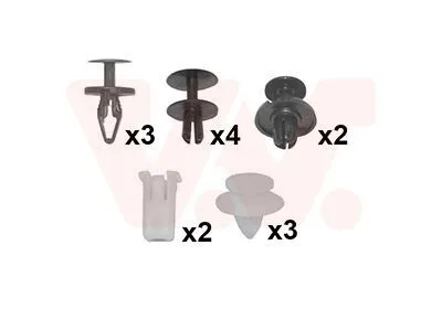 Immagine prodotto di VAN WEZEL Kit di montaggio, parafango anteriore destro (1947796) per Ford Focus III
