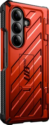 Produktbild von Supcase, Hülle + Displayschutz Galaxy Z Fold7 mit Scharnier & Ständer, Rot