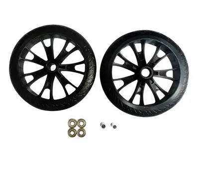 Produktbild von HUDORA BigWheel 205, Kickroller-Rad, Schwarz, Polyurethan, 20,5 cm, Kugellager, 2 Stück(e)