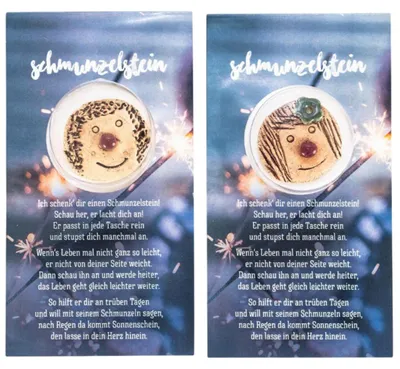 Produktbild von 1 Stück Schmunzelstein mit Schmuck Party