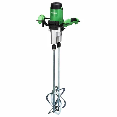 Obrázek produktu pro HiKOKI dvojité míchadlo UM22VYST, míchadlo, na cementovou maltu, šlehač, míchadlo s funkcí pozvolného startu - 1800W