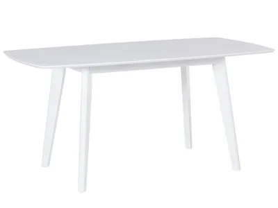 Produktbild von BELIANI Esstisch Braun Schwarz 80 x 160 cm MDF Tischplatte Matt Rechteckig Modern Scandinavien Stil