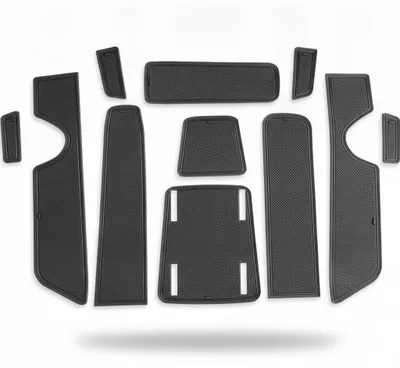 Produktbild von InAndOutdoorMatch - Antirutschmatte-Set - Schwarz - Für Jeep Avenger, KI-generiertes Bild
