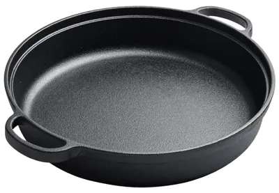 Produktbild von Gusseiserne Pfanne mit zwei Griffen für das Kochen im Freien
