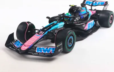 Produktbild von Solido Modellauto Maßstab 1:18 Alpine F1 Team A524 Ocon blau 2024 Brasilien S1814004