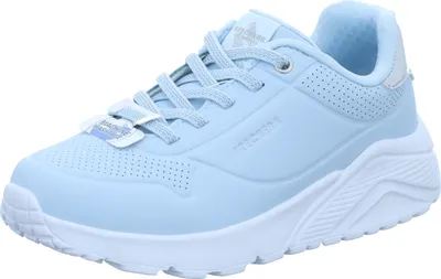 Produktbild von Skechers Kinder-Mädchen-Sneaker UNO LITE Hell-Blau-Silber-Weiß, Farbe:blau, EU Größe:35