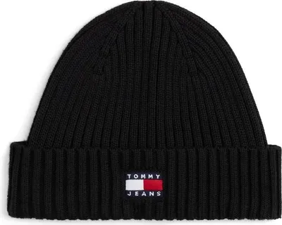 Produktbild von TOMMY JEANS - Men's Baumwolle ribbed beanie  - Size OS