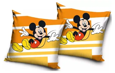 Produktbild von Disney Mickey Samt Kissenbezug 40x40 cm