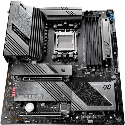 Produktbild von Asrock 90-MXBPA0-A0UAYZ, AMD, Sockel AM5, AMD Ryzen 7000 Series, AMD Ryzen 8000 Series, AMD Ryzen 9000 Series, DDR5-SDRAM, 256 GB, DIMM