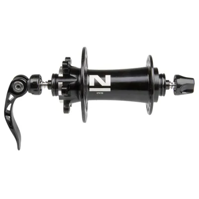 Zdjęcie produktu dla Piasta przednia D791SB/A SUPERLIGHT 4w1, 32-otworowa Novatec, tarcza 6-otworowa, szybkozamykacz 5 mm, czarna