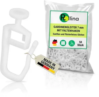 Immagine prodotto di Gancio per tende da 7 mm per binario interno di larghezza 4-5 mm