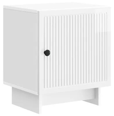 Obrázek produktu pro Noční skříňka Bílá s vysokým leskem 43 x 34,5 x 50 cm
