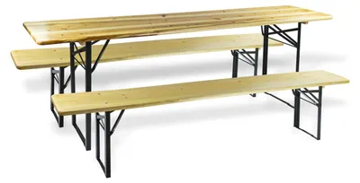 Produktbild von Garten-Klappbiergarnitur 220 cm Straubing