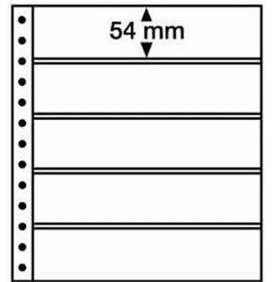 Produktbild von LEUCHTTURM R-Tafeln, 5er Einteilung, schwarz, 5er Pack.