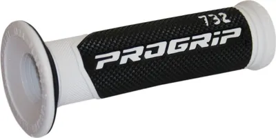 Produktbild von PROGRIP Motorradgriffe 732OP-WH 22/25mm 125mm Gummi