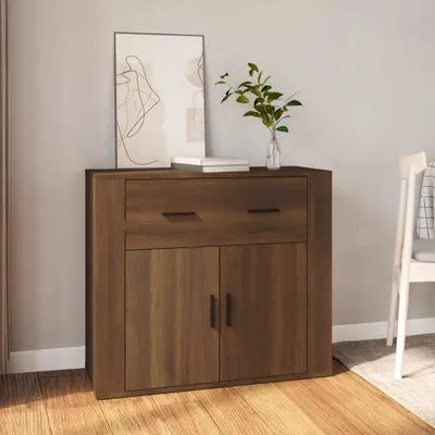 Immagine prodotto di vidaXL Credenza look rovere marrone 80x33x70 cm materiale a base di legno