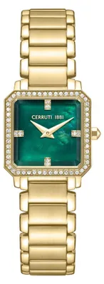 Zdjęcie produktu dla Cerruti 1881 Zegarek PERUGIA Gold Green