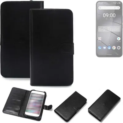 Produktbild von K-S-Trade Handyhülle Schutzhülle kompatibel mit Gigaset GS5 Handy Schutz Hülle Handyhülle Bumper schwarz 1x