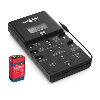 Produktbild von ANSMANN LCD Batterietester Knopfzellen Lion Akku Batterien, Lithium
