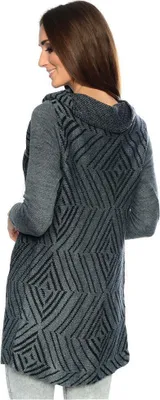Obrázok produktu pre Strickjacke Mikina Poncho Umhang Cardigan Jacke; Grafit/S/M