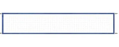 Produktbild von Pool-Volleyballnetz, tragbares Volleyballnetz für den Pool, 15 x 3ft | Ersatz-Schwimmbadzubehör und Hochleistungssportzubehör für den Hinterhof