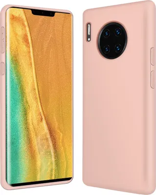 Zdjęcie produktu dla Etui ochronne na telefon Huawei Mate 30 Pro silikonowo-żelowe etui na telefon komórkowy, różowe