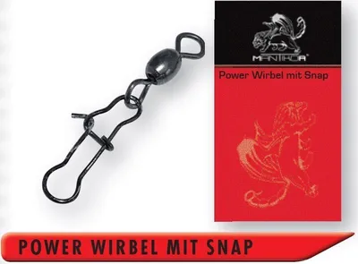 Produktbild von Mantikor Power Wirbel mit Snap (Gr. 3 - 4/0), Größe:2
