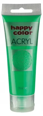 Produktbild von Happy Color Acrylfarbe Wasserbasiert Grün 75ml