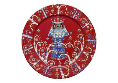 Produktbild von iittala Taika Teller flach 27 cm - rot