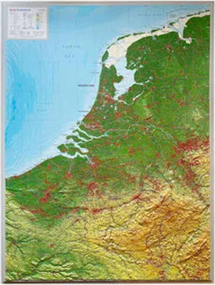 Image de Relief Belelux 1:700 000
