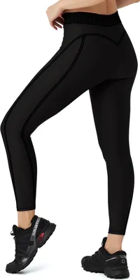 Produktbild von Highwaisted Sport-Leggings für Frauen Blickdicht Schwarz XXL