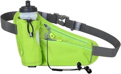 Produktbild von Hydratationsriem mit Wasserflaschenhalter und Taille Pack für Joggen, Radfahren, Wandern - Hydratationsriem für Outdoor-Trainingsarten