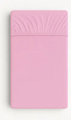 Obrázek produktu pro Froté prostěradlo do dětské postýlky 140x70 cm - růžové